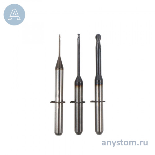Фреза сферическая DC для ZrO2 (VHF(L1=35/40))