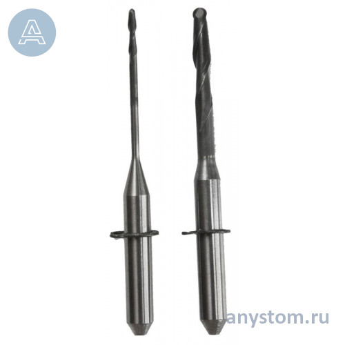 Фреза сферическая DC для ZrO2 (VHF(L1=35/40))