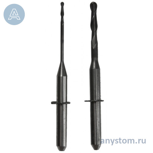 Фреза сферическая DC для ZrO2 (VHF(L1=35/40))