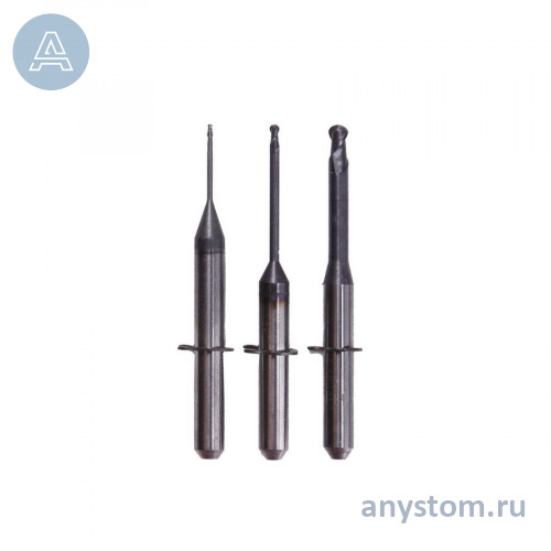 Фреза сферическая DC для ZrO2 (VHF(L1=35/40))