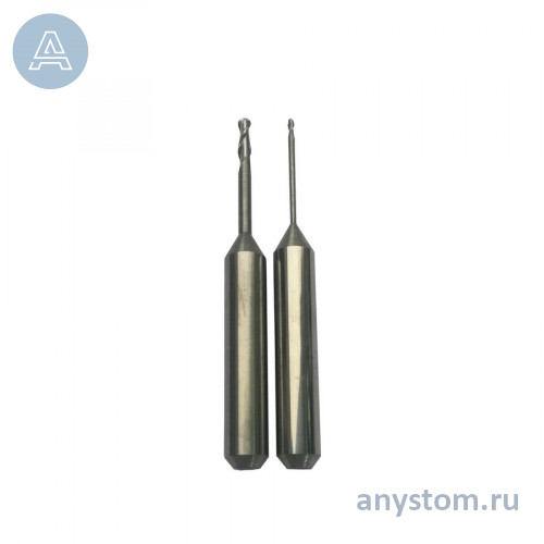 Фреза сферическая DLC для ZrO2, WAX, PMMA, Flexible (Dentium)