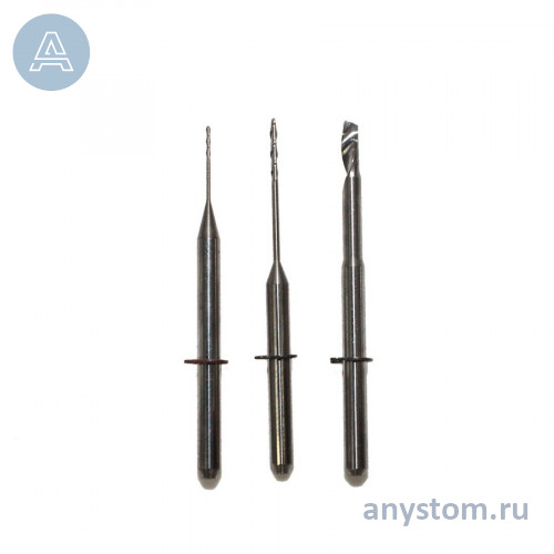 Фреза сферическая DLC для ZrO2, WAX, PMMA, Flexible (VHF(L1=35/40))