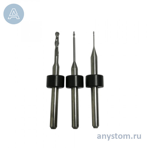Фреза сферическая DLC для ZrO2, WAX, PMMA, Flexible (Xtcera)